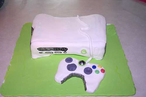 A huge Controller that is an actual Carrot Cake Yummy