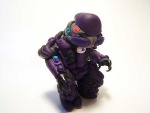 cool halo figures clay art