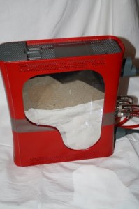 fire red xbox 360 case mod