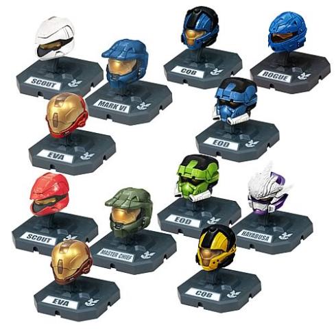 halo 2009 characters helmets
