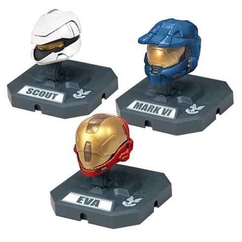 cool halo characters helmets