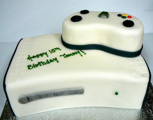 The Creamy Xbox Cake was baked