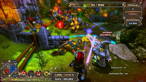dungeon defenders gameplay