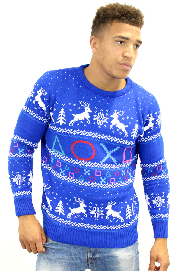 Ugly Christmas Sweater For Gamers PlayStation