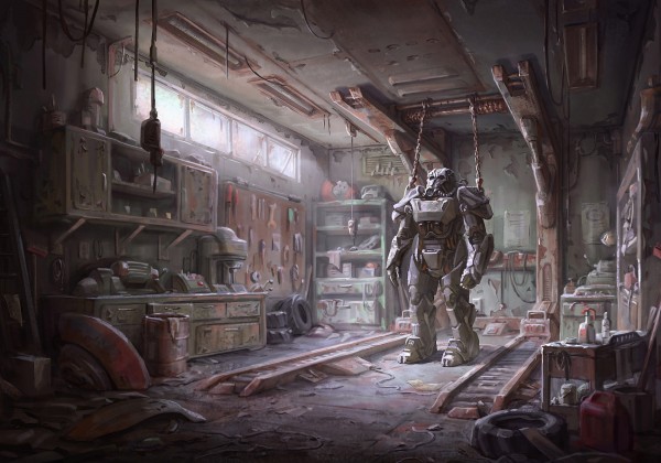 Fallout 4 Garage Wallpaper