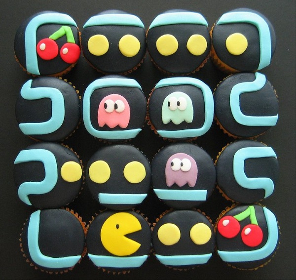 Pac-Man Cupcake