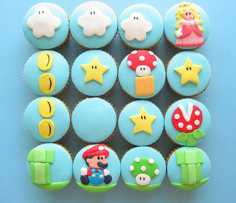 Super Mario Cupcake