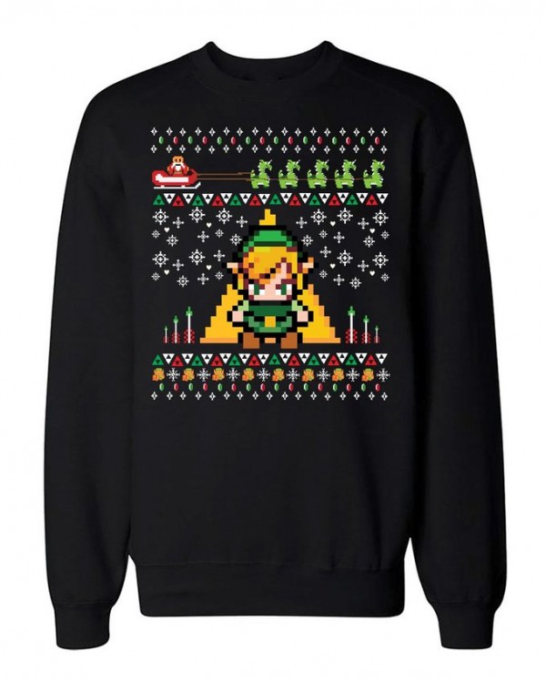 Ugly Christmas Sweater For Gamers Legend of Zelda Link